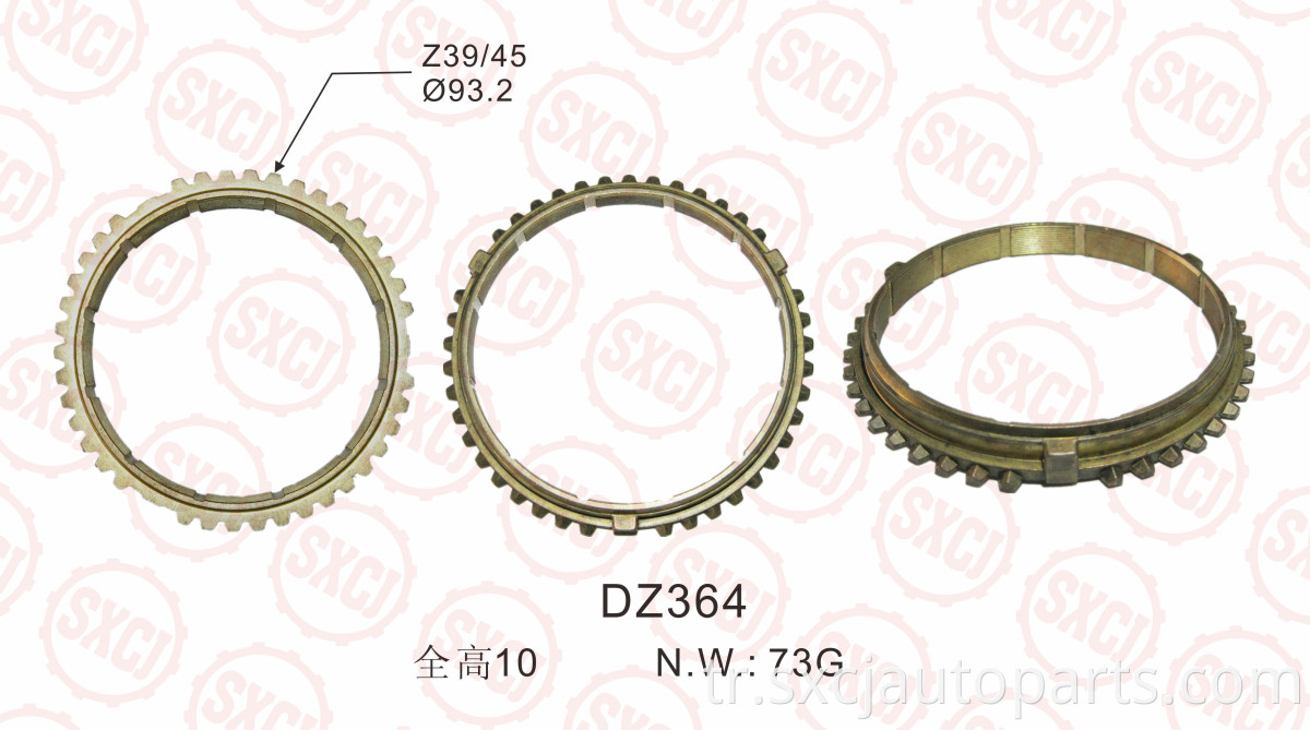 Gear Shaft Parts Synchronize Ring